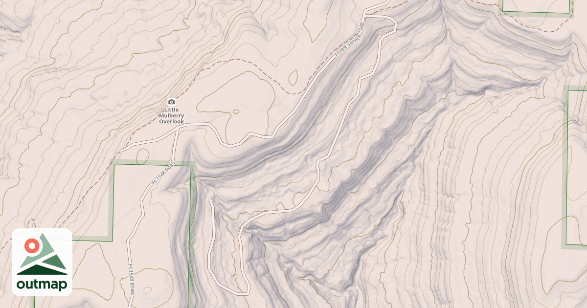 Map of USFS Motor Vehicle Use Map Roads {07A3EFCF-D13B-461B-BDA2-84BB3E200943}