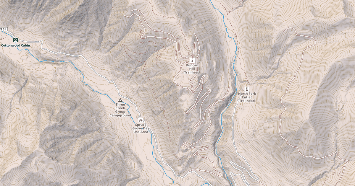 Map preview of DUNCAN HILL
