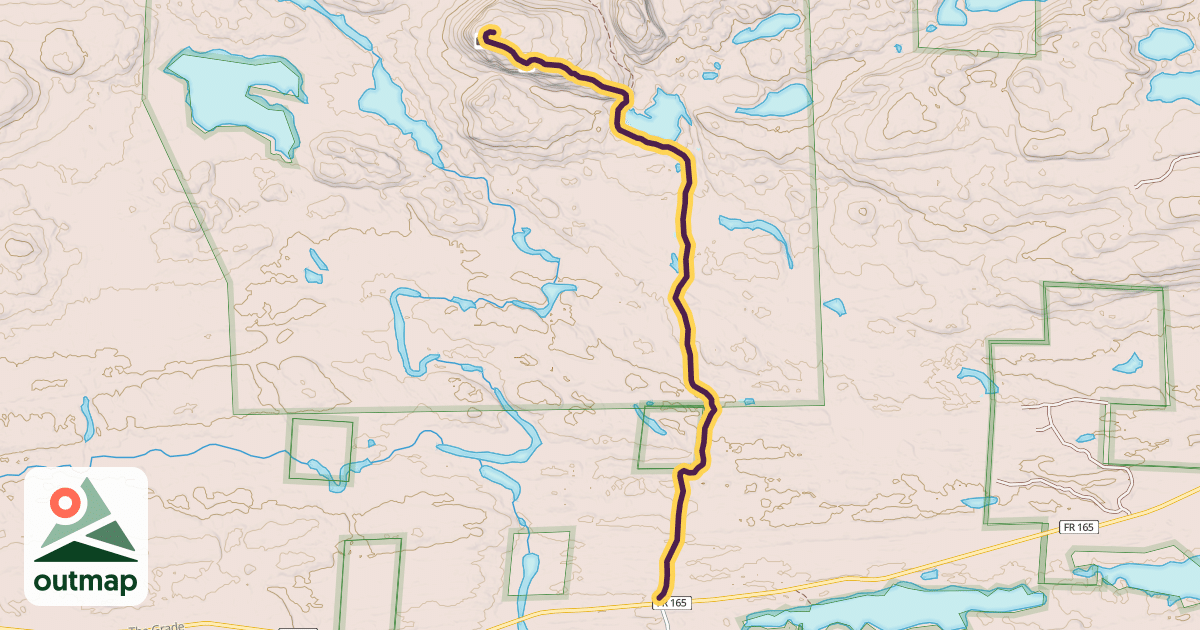 Map of Eagle Mountain Trail