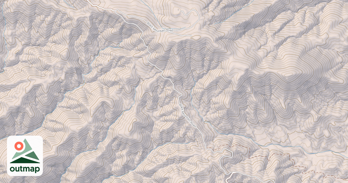 Map of BLACK MTN.