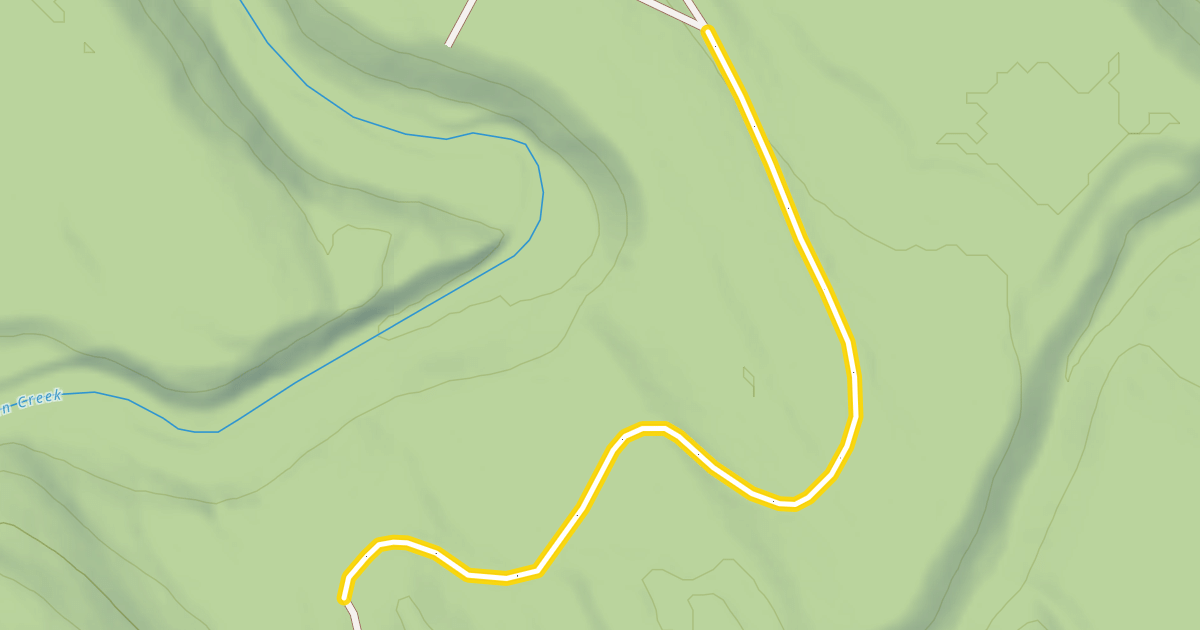 Map preview of National Forest Development Road 2916