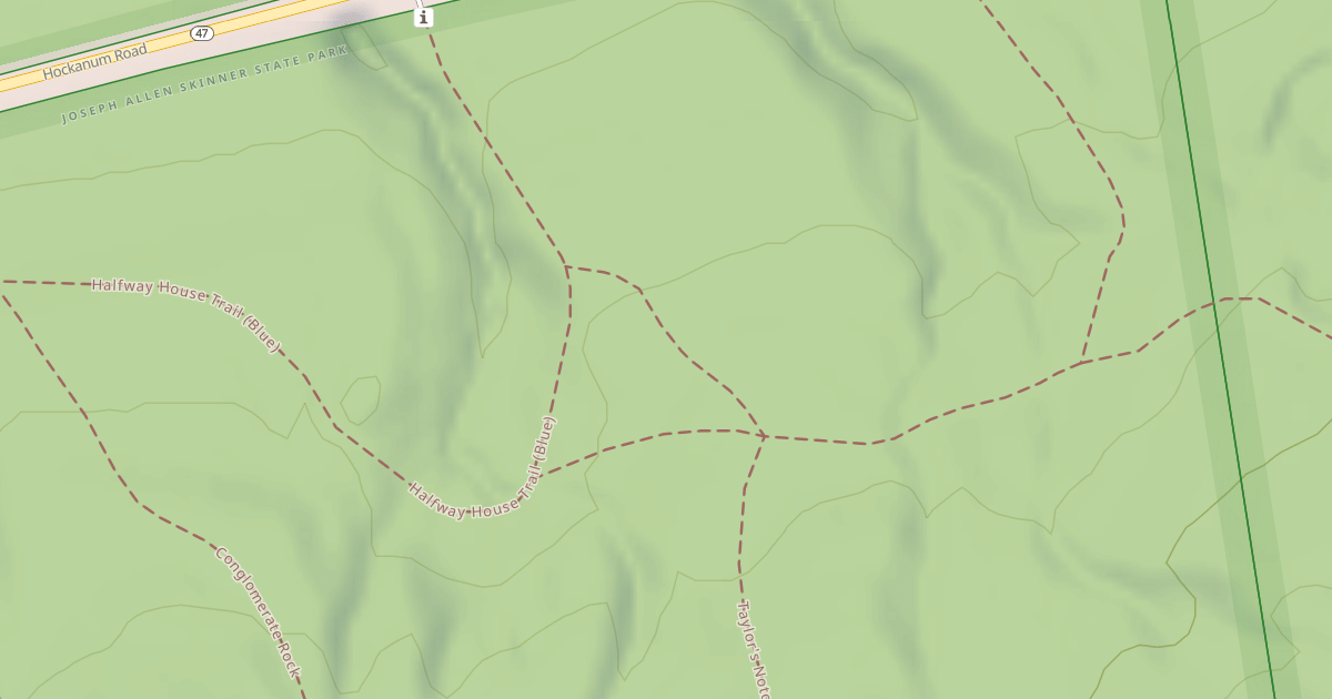 Map preview of Taylor's Notch Trail