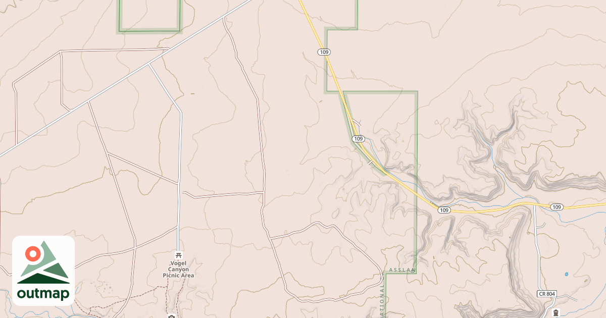 Map of DAVID CANYON A