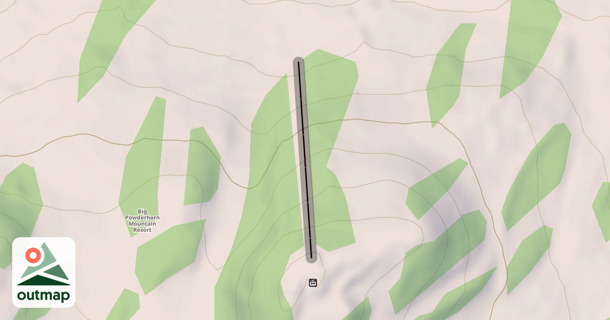 Map of Louie's Chute