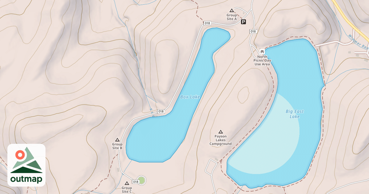 Map of BOX LAKE