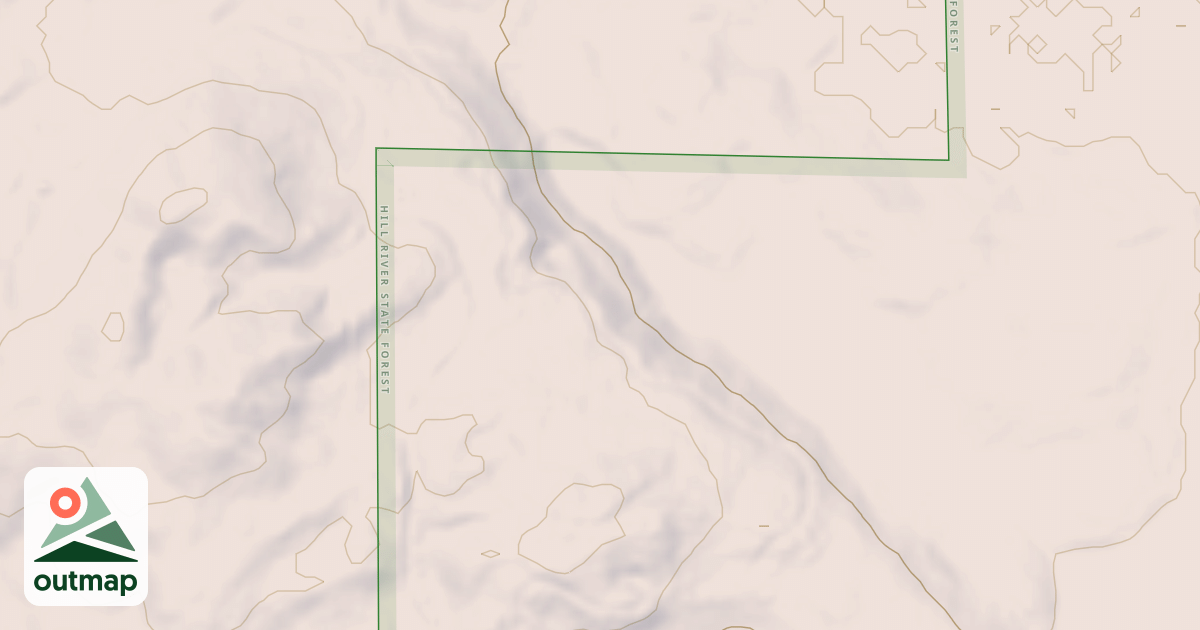 Map of Hill City Trail