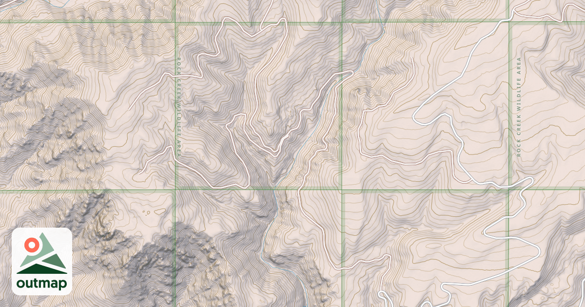 Map of LOWER LEFT HAND