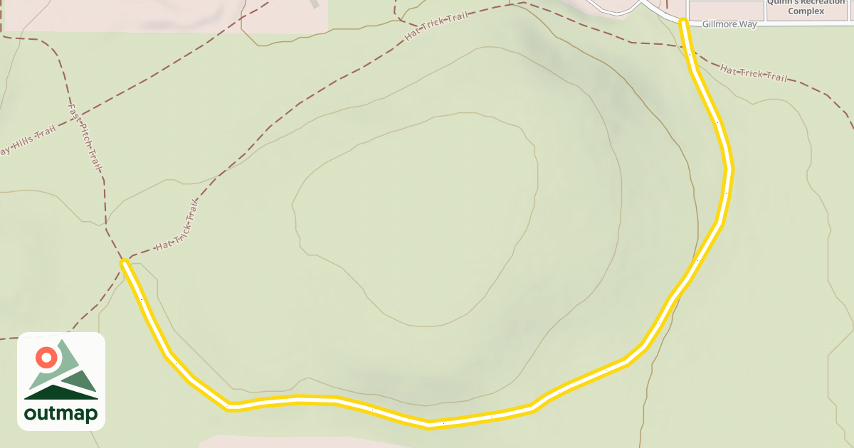 Map of Fast Pitch Trail