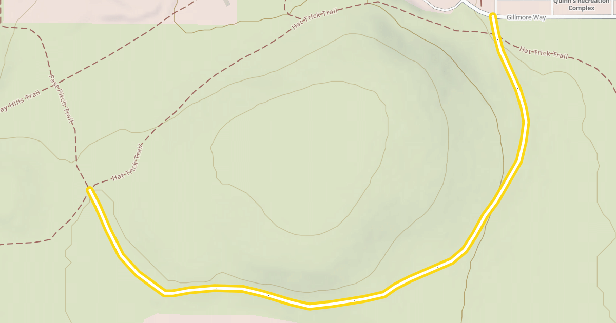 Map preview of Fast Pitch Trail