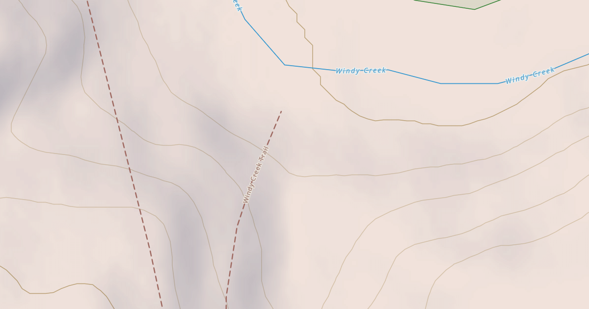 Map preview of Windy Creek Subsistence Ohv Trail