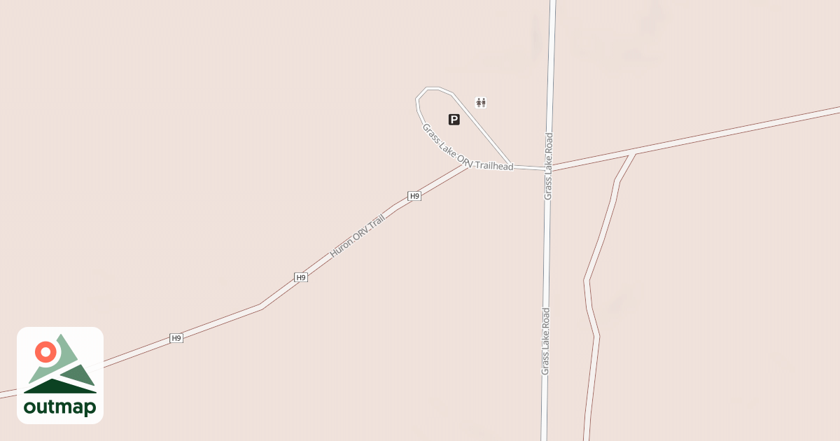 Map of Huron Orv, Smt/huron Orv Trail