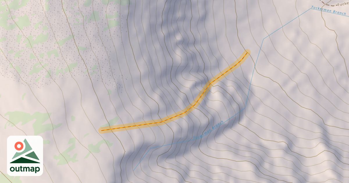 Map of The Chute-South Variation