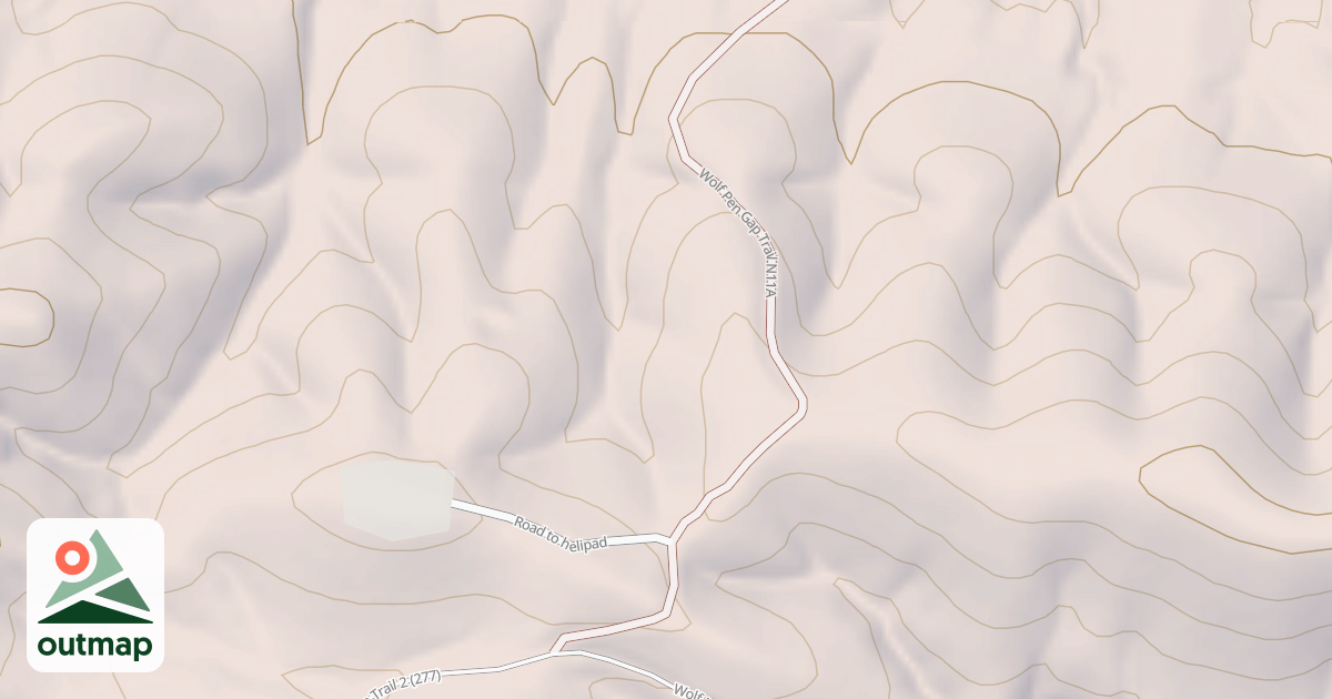 Map of WOLF PEN GAP 3