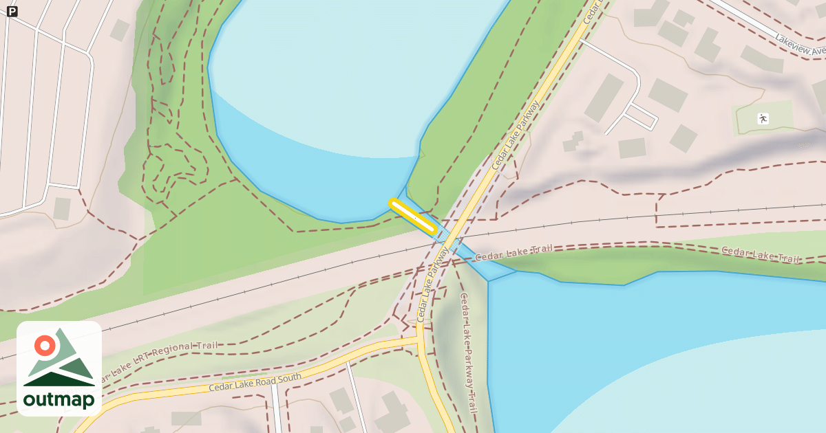 Map of Brownie Lake Trail