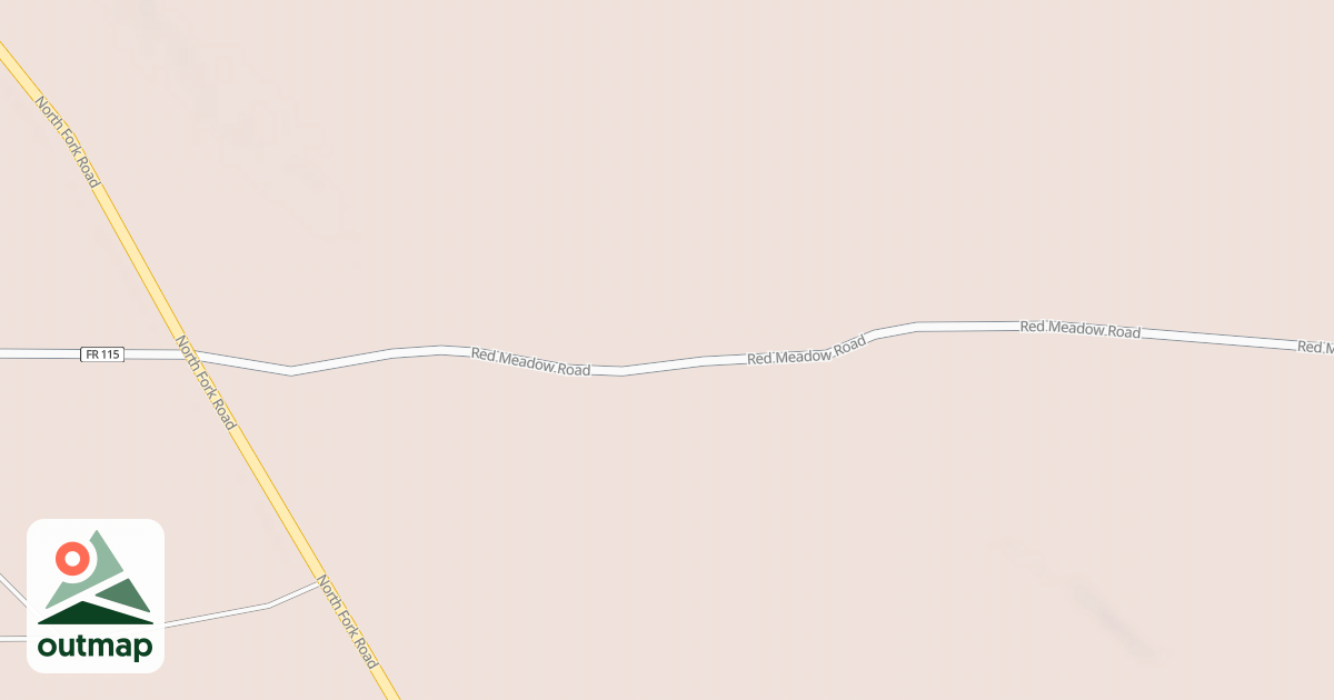 Map of EAST RED MEADOW DRIVE