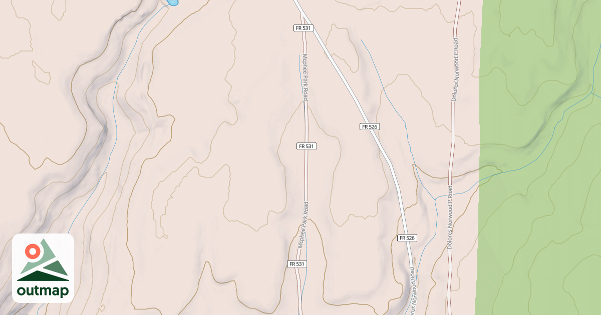 Map of MCPHEE PARK