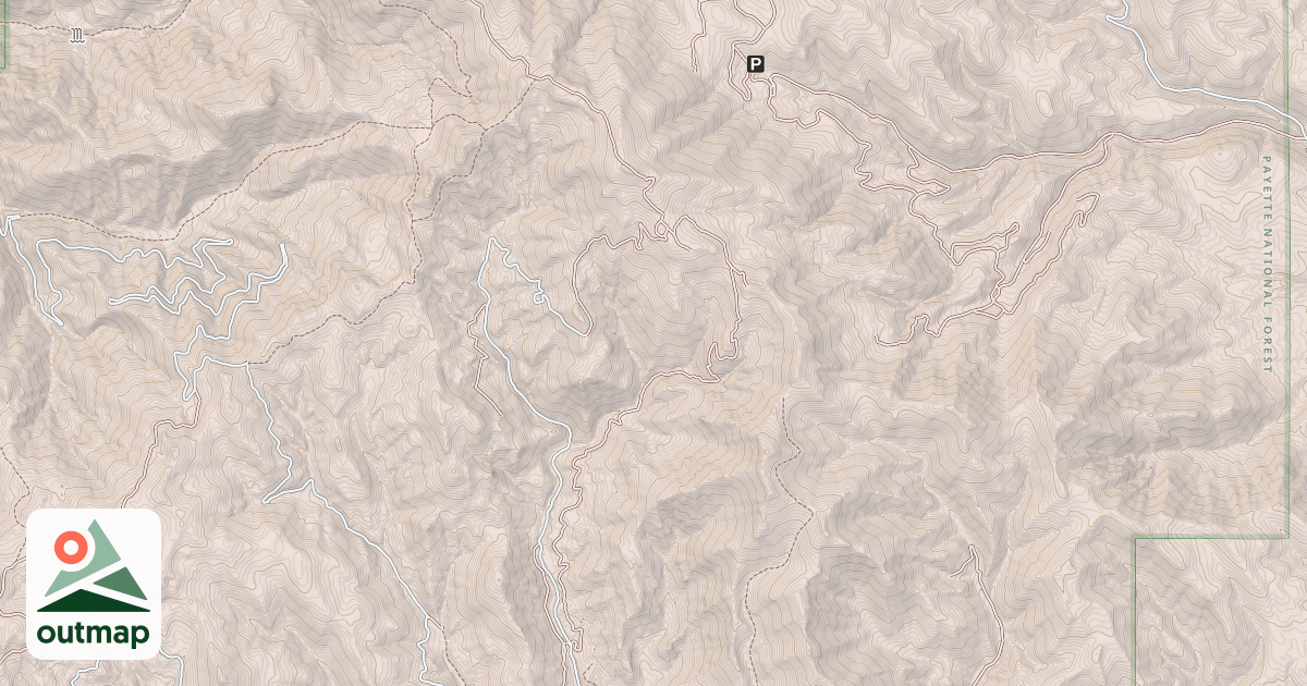 Map of STURGILL PEAK