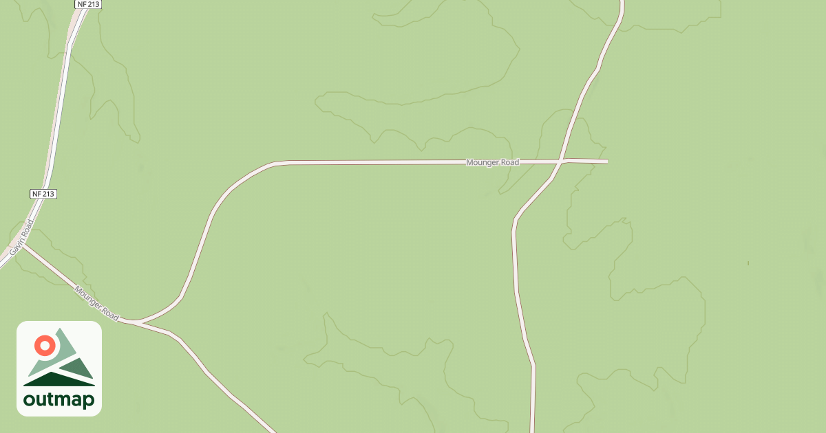 Map of MOUNGER