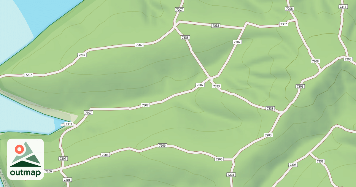 Map of USFS Motor Vehicle Use Map Trails 20257