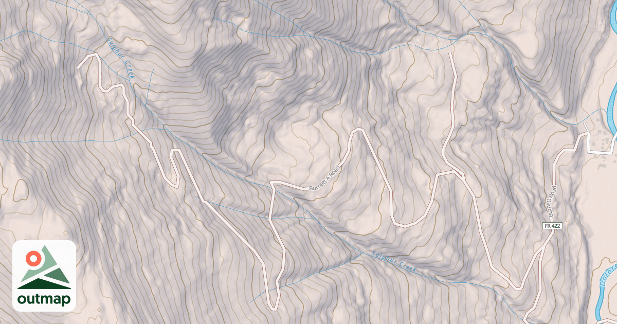 Map of BURNETT A