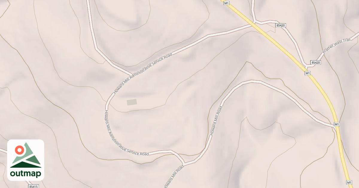 Map of HOWARD MILL A.S.