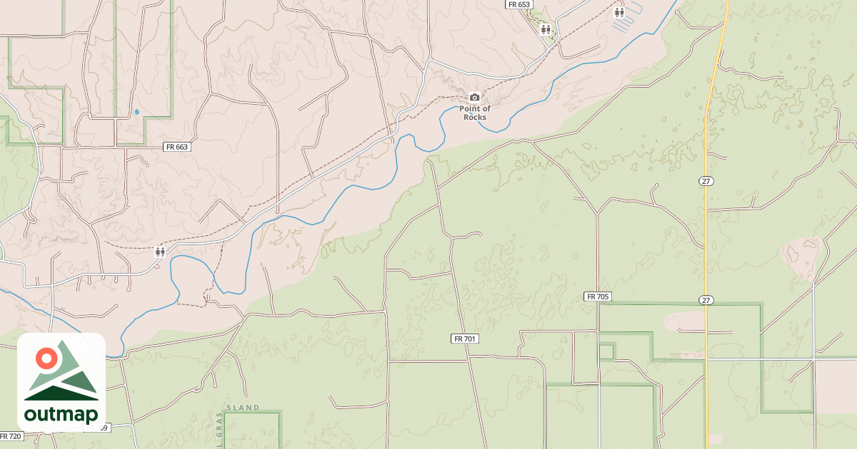 Map of SOUTH RIVER