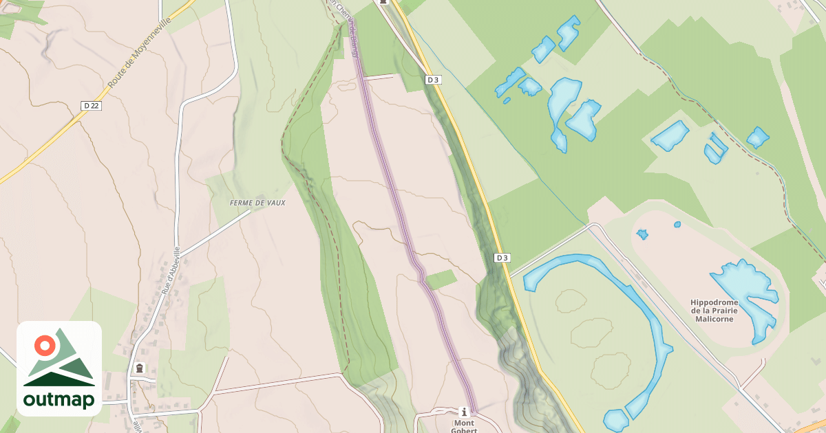 Map of Ancien Chemin de Blangy