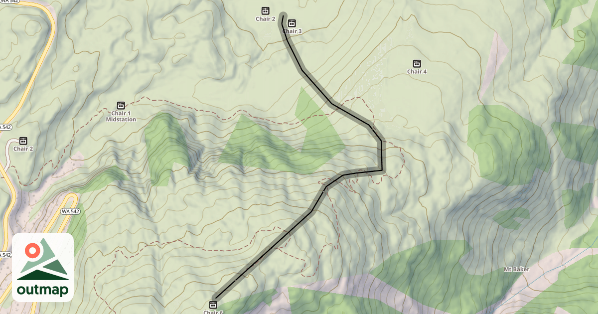 Map of North Face