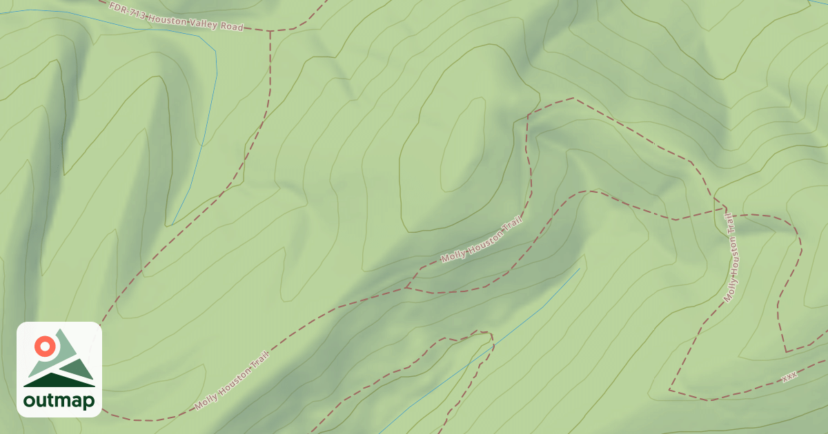Map of Fdr-713- Houston Valley Branch