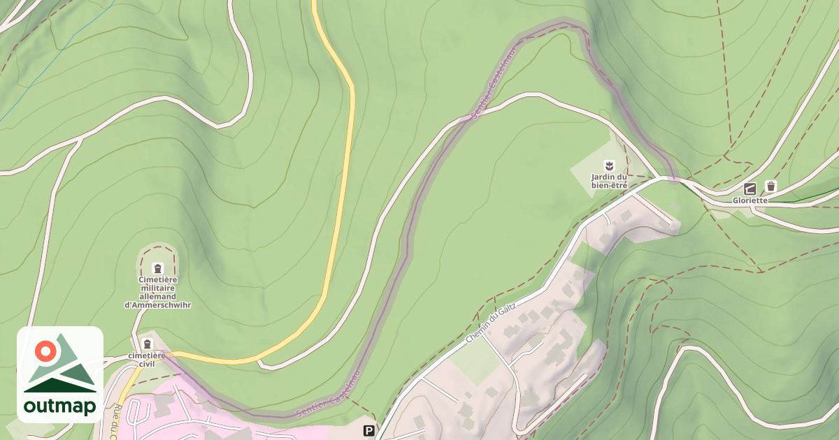 Map of Sentier Castelnau