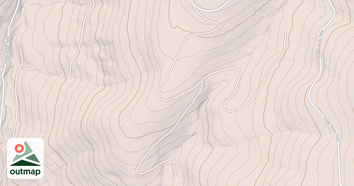 Map of USFS National Forest System Roads {9D0A52AB-6396-4B26-9E5D-A54DCACCA7CA}