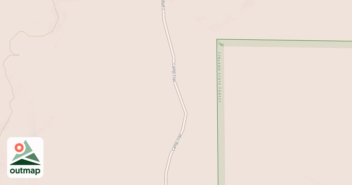 Map of Moose Run Trail
