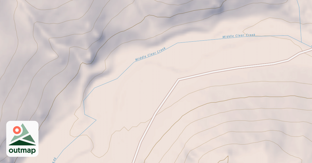 Map of MIDDLE FORK CABINS LOT G,F