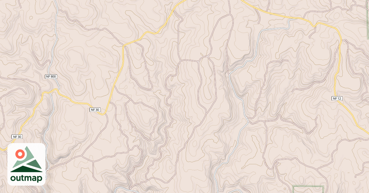 Map of USFS Motor Vehicle Use Map Roads {971C0D13-C479-49C9-93EC-33368547DB40}