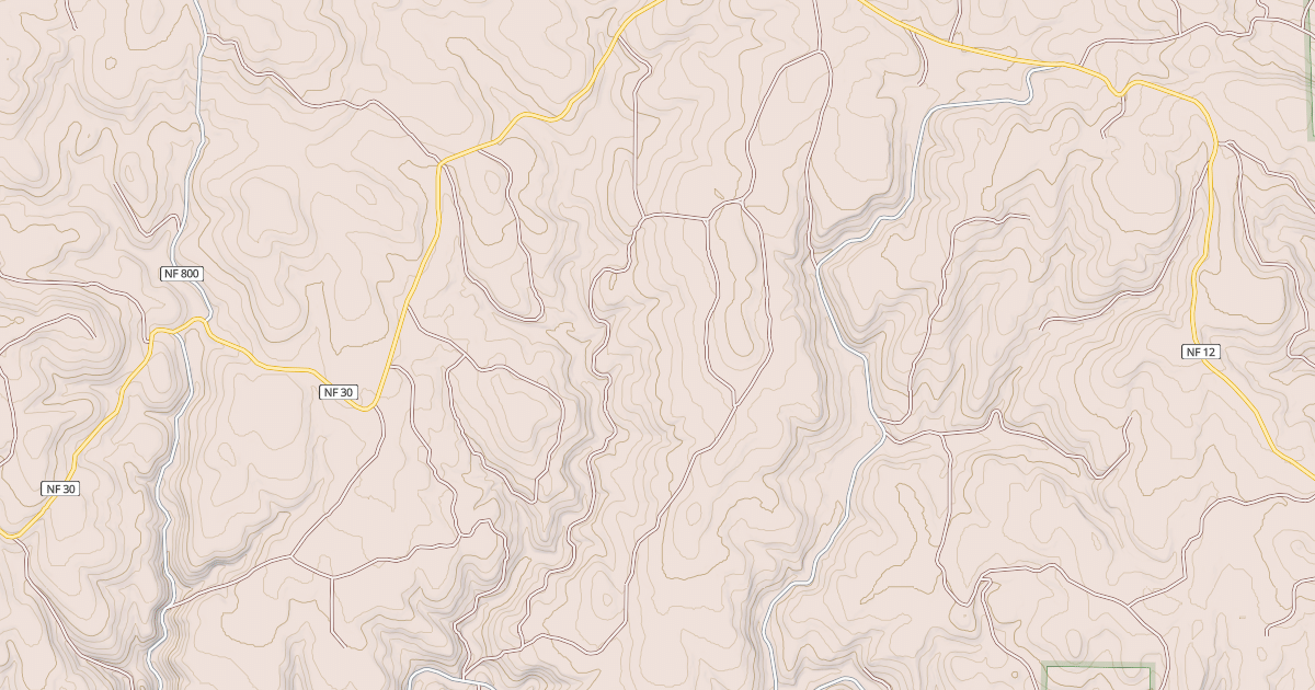 Map preview of USFS Motor Vehicle Use Map Roads {971C0D13-C479-49C9-93EC-33368547DB40}