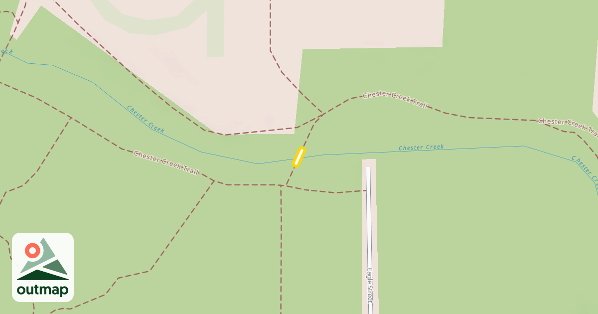 Map of Chester Creek Trail