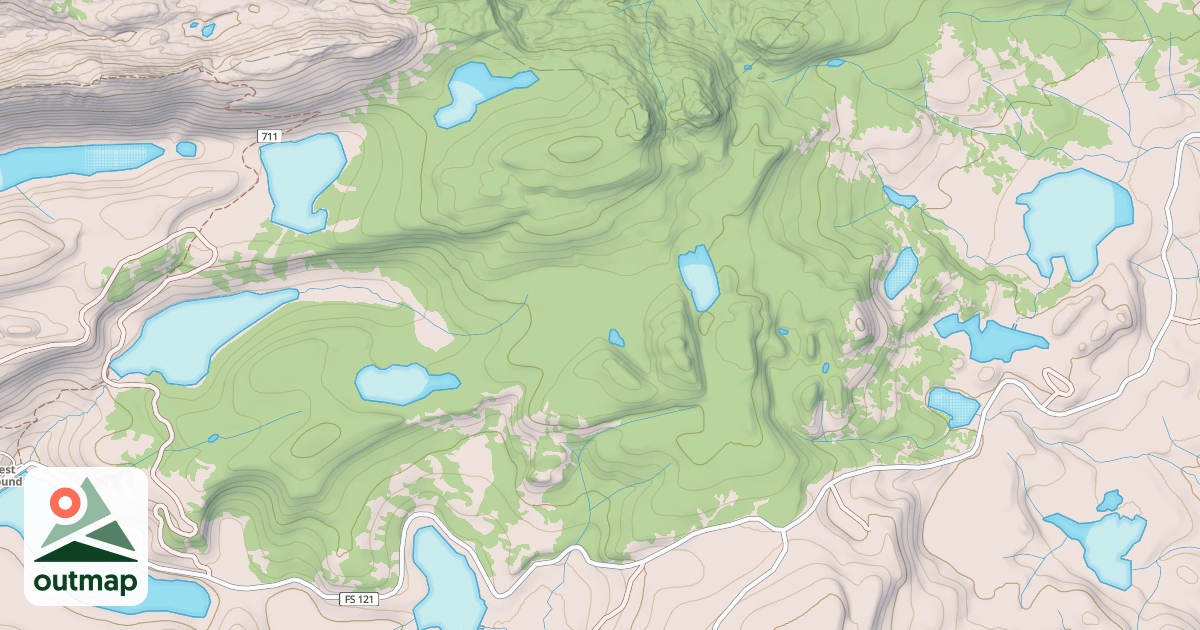 Map of MILITARY PARK SNOWMOBILE