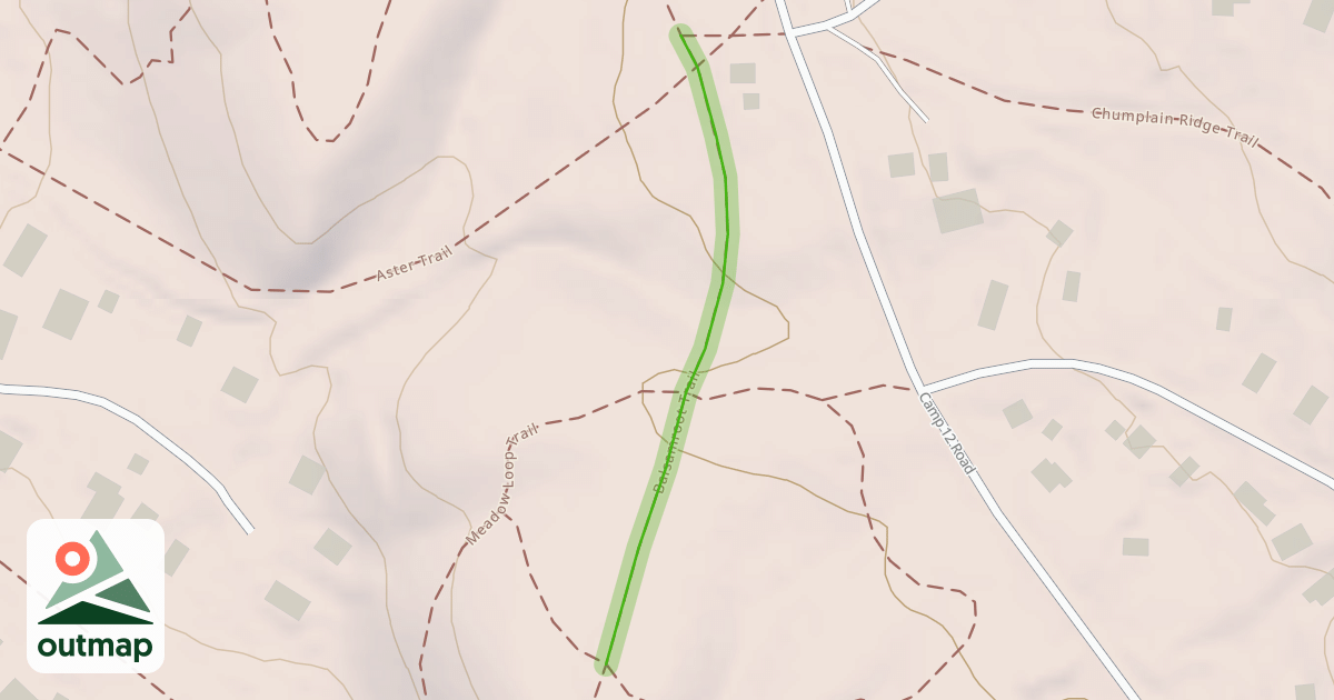 Map of Balsamroot Trail