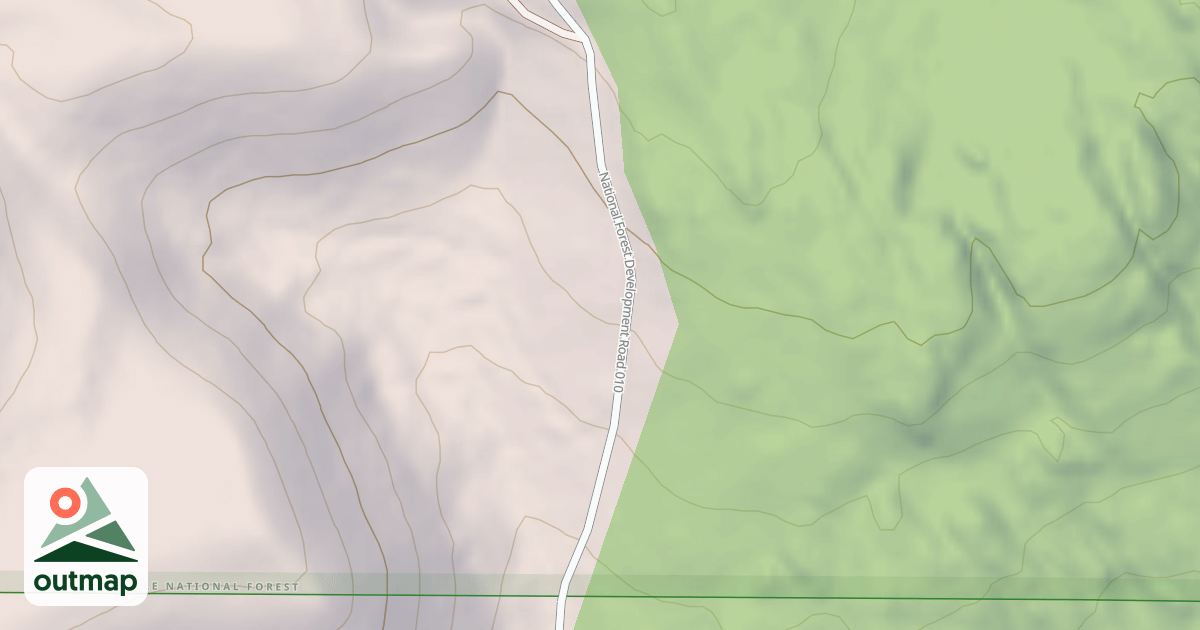 Map of USFS Motor Vehicle Use Map Roads {31FC5EC4-9021-4617-BE47-1881A4512B91}