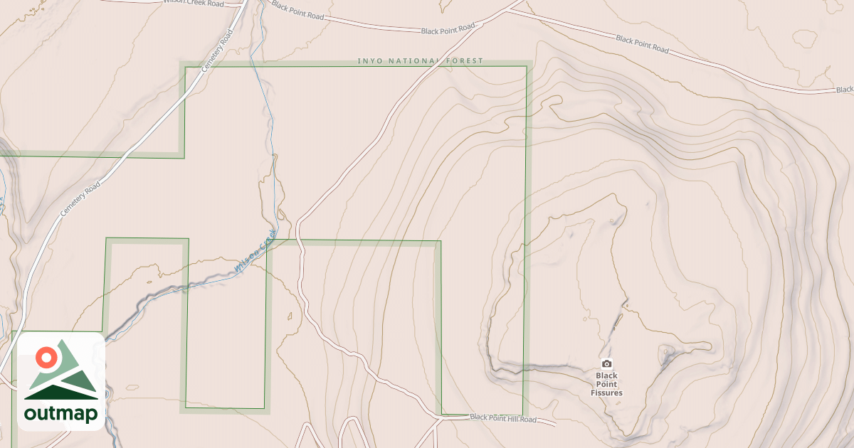 Map of BLACK POINT HILL
