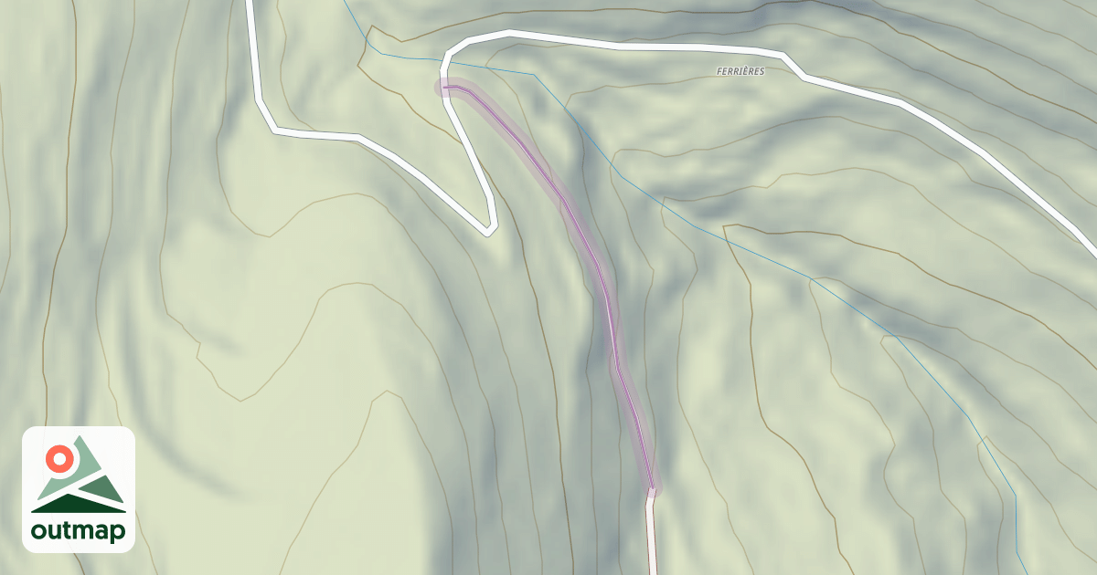 Map of Route de la Can
