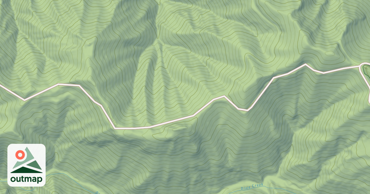 Map of DIXIE CREEK
