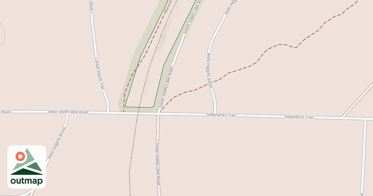 Map of Beaver Creek Trail Mccct