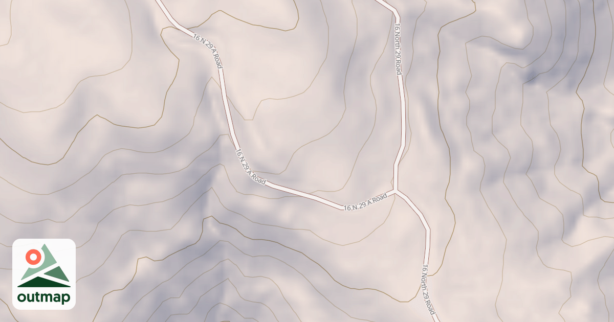 Map of LITTLE HORSE MTN. EAST