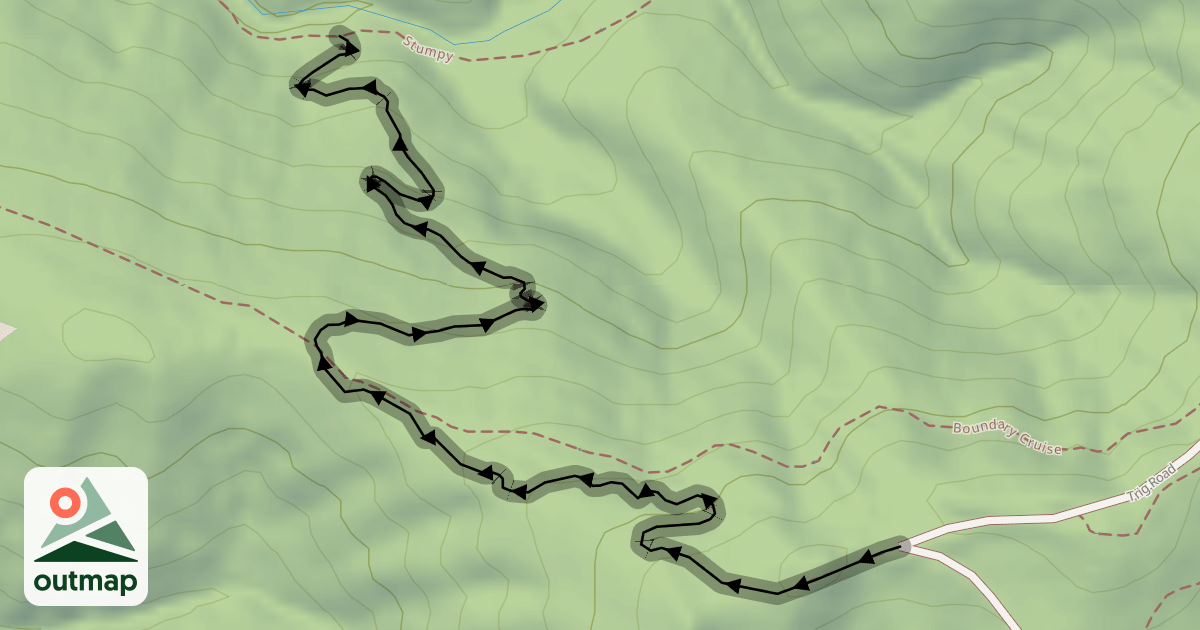 Map of Boundary Run