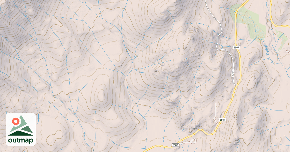 Map of BEASORE K SPUR
