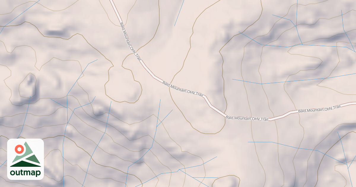 Map of Bear Rock