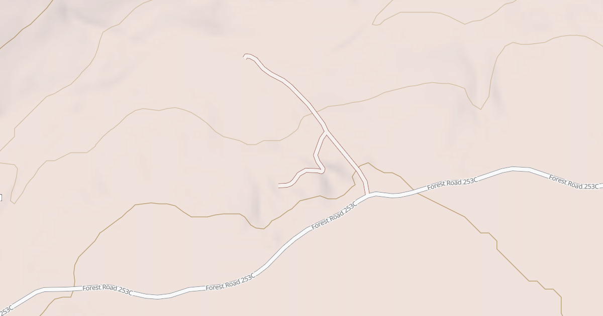 Map preview of USFS National Forest System Roads {E7538ACC-83E2-4EF7-BB96-EA144C814AFD}