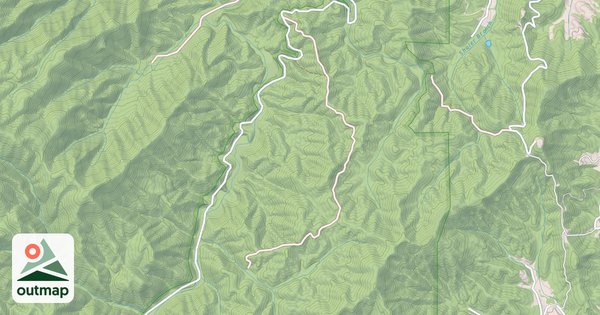 Map of SHOLEY CREEK BR A