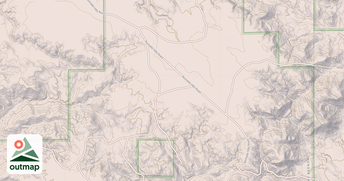 Map of ROCHELLE HILLS ROAD